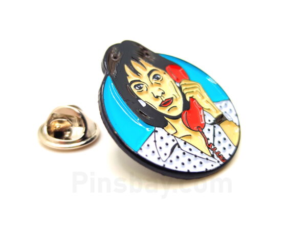 Enamel pins woman girl
