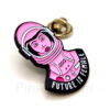 Astronautin in Emaille-Pins