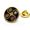 Emaille-Pins mit Trival-Logo mit Emaillefarben