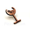 Metall-Custom-Pins in Bronze